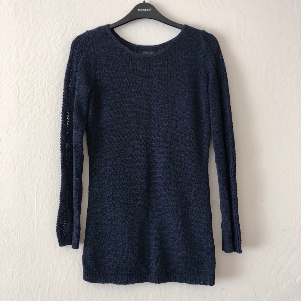 Blue Knit Sweater